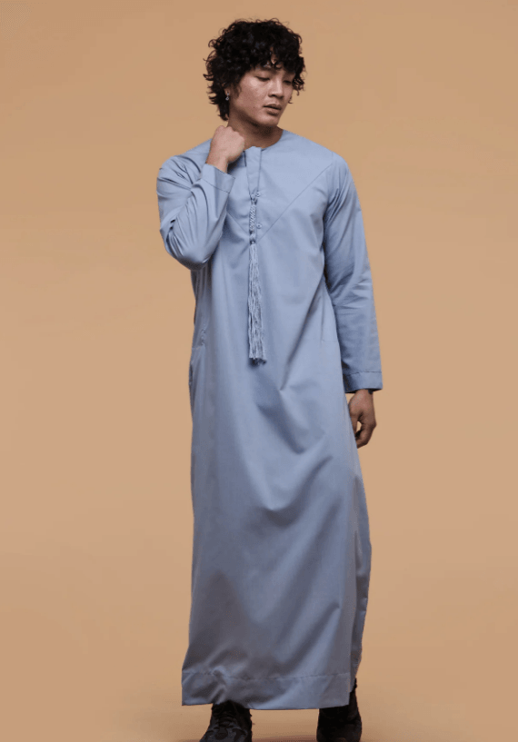 Men's Light Blue Thobe